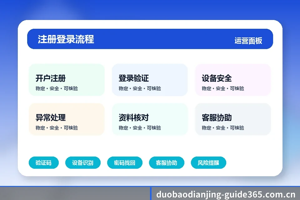 多宝电竞 注册登录流程拆解